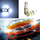 2PCS 194 168 W5W T10 9SMD-5050 LED White Light Car Tail Lamp Bulb Bright