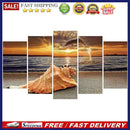5pcs 5D DIY Full Drill Diamond Painting Seaside Sunset Embroidery Kit Wall