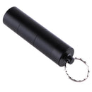 Portable Waterproof Outdoor Medicine Pill Container Aluminum Case Keychain