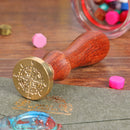 Retro Invitation Seal Stamps DIY Cute Animal Pattern Sealing Wax Craft (2) Newly