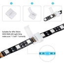 LED Light Strip Connectors Set For SMD 5050 Multicolor 12V-24V LED Strip X7I2