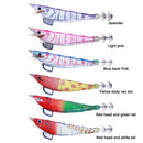 Luminous Wood Shrimp Fishing Lures 12cm 14.3g Artificial Bait (Red Green)