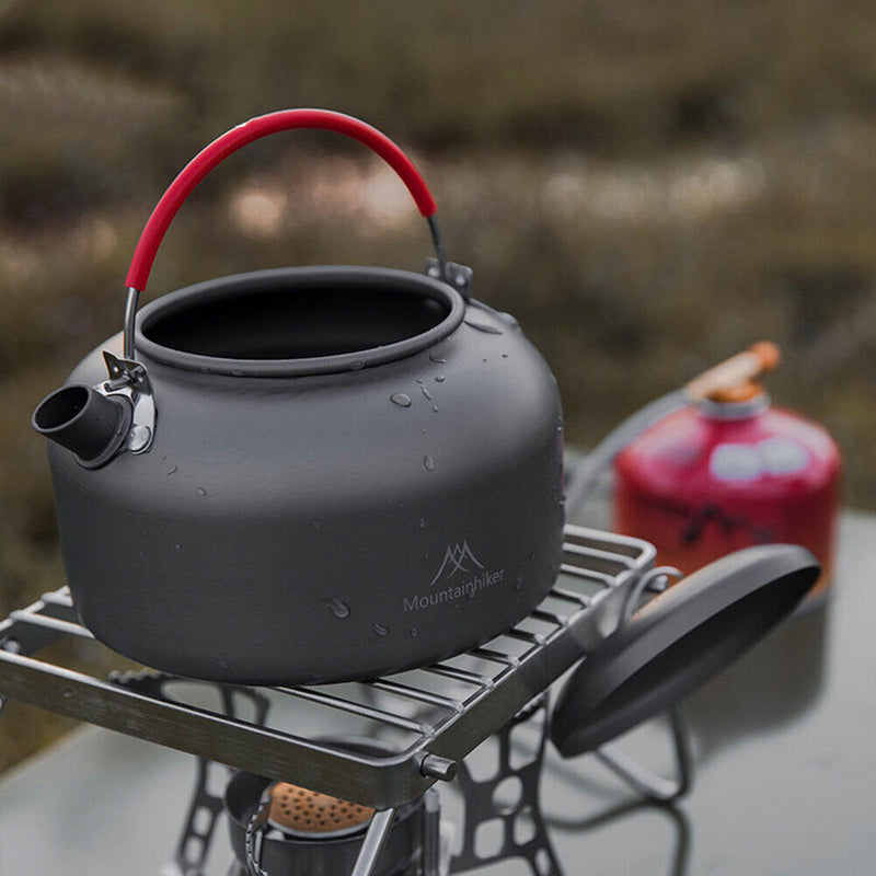 Outdoor Camping Water Kettle Stainless Steel Hiking Picnic Cookware Teapot Newly