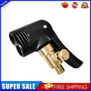 2 in 1 Inflatable Pump Car Tire Air Chuck Valve Connector Adapter (B)