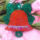 4pcs Christmas Full Drill Special Shaped Diamond Painting Bag Keychain Jewelry