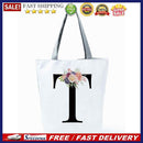 Alphabet flowers Printed large-capacity one-shoulder handbag