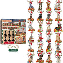 Party Supplies Xmas Christmas Tree Ornaments Cute Puppy Hanging Pendant Holiday