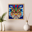 5D Tiger Diamond Painting Special Shape Rhinestone Partial Drill