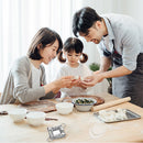 Stainless Steel Dumpling Maker Jiaozi Ravioli Making Dough Mold (Square)
