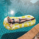 Inflatable Pool Lounger Float Hammock Floatie Swimming Pool Tanning Lounge Newly