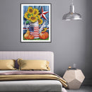 5D DIY Diamond Painting Kits Flowers Partial Special Shape Drill Wall Decor A