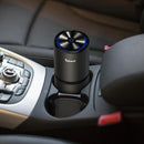 USB Car Air Purifier Cleaner Ionizer Freshener PM2.5 Eliminator (Black) Newly