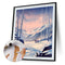 Cabin Scenery Oil Paint By Numbers Hand Painted Frameless Painting Home Ornament