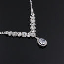 Bridal Bride Choker Rhinestone Costume Wedding Jewelry Sets Women Accessories