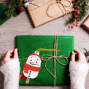 #A 10pcs Pendants Handmade 5D DIY Special-shaped Drill Cartoon Christmas Decorat