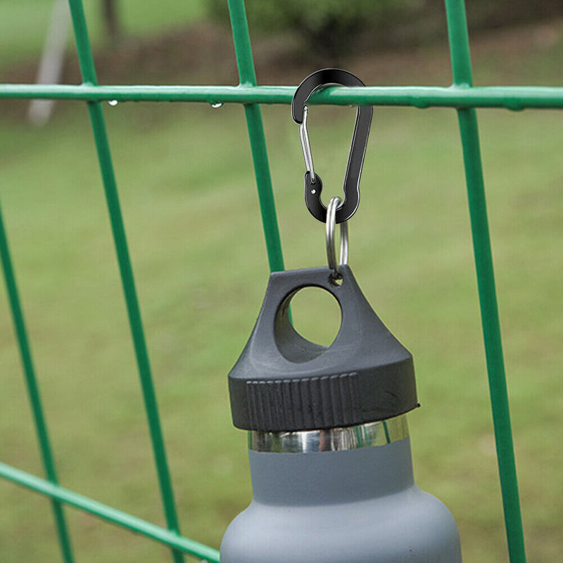 6pcs Outdoor Camping Carabiner Quick Hanging Buckle Climbing Survival Equip