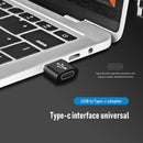2x USB 3.1 Type C Female to USB 3.0 A Male Adapter Data+Charging (Black)