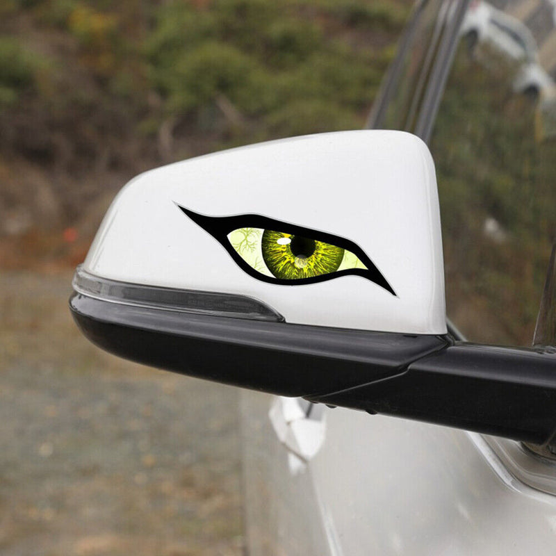 #A Universal Eyes Rearview Mirror Stickers DIY Self-adhesive Car Styling Decals