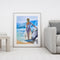 Beach Girl Paint By Numbers Kit DIY Frameless Art Picture On Canvas Craft