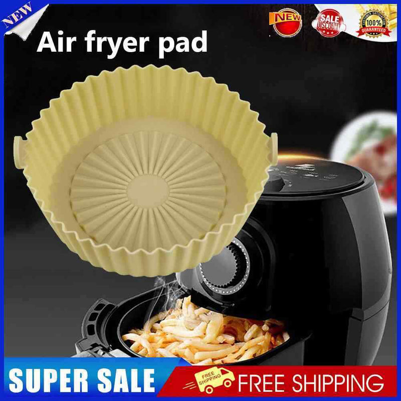 #A Air Fryer Baking Tray Heat-resistance Silicone Mat Waterproof for Steamer Coo