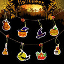 10pcs Halloween Decorative Diamond Painting During DIY Hanging Mosaic Ornaments