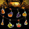 10pcs Halloween Decorative Diamond Painting During DIY Hanging Mosaic Ornaments