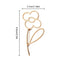 Women Scarf Buckle Simple Pin Lapel Hollow Fashion Alloy Flower Brooch