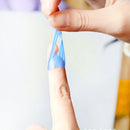10pcs U-Shaped Nail Stickers Spill-Proof Nail Polish Protector (Blue)