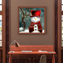 Snowman Full Square Drill Diamond Painting 5D DIY Rhinestone Picture Mosaic