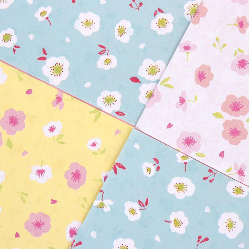 DIY craft Handmade Square Origami  Cherry Blossom Scrapbooking  Folding Papers