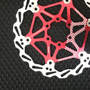 Mountain Bike Bicycle Floating Disc Brake Rotor Cycling Parts (160mm Red) Newly