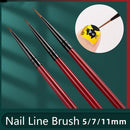 French Thin Stripe Painting Nail Painting Pen Nail Line Brush Grid Stripes