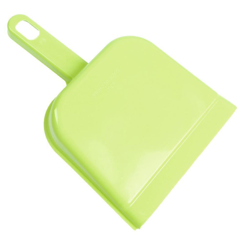 Mini Desktop Plastic Sweep Cleaning Brush Small Broom Dustpan Set (Green) Newly