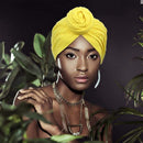 Bonnet Cotton Headscarf Turban Caps African Pattern Headwrap Women Chemo Hat