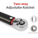 Adjustable 1/4'' Torque Wrench Hand Spanner 2-24N Torque Wrench Ratchet Tool{