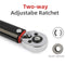 Adjustable 1/4'' Torque Wrench Hand Spanner 2-24N Torque Wrench Ratchet Tool{
