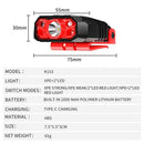 Headlight LED Induction Headlamp Strong Light XPE Headlight Head Flashlight