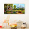 5D Cabin Scenery Mosaic Diamond Painting Drawing Full Round Drill DIY Art Cra