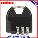 Mini 3-Digit Code Luggage Password Padlock Drawer Anti-Theft Lock (Black)