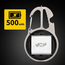 Portable LED Flashlight Mini Keychain Work Light Outdoor Bottle Opener (B)