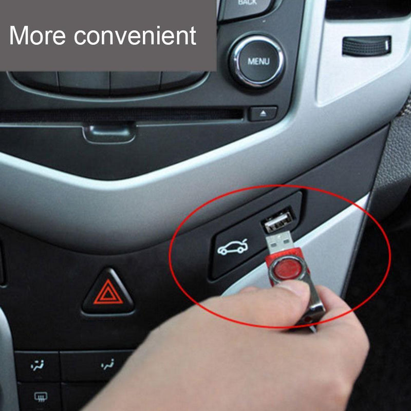Car Trunk Open/Close Button Switch Mounting w/USB Port for Ch