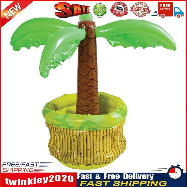 Beverage Cooler Storage Ice Pad Beach Party Inflatable Coconut Ice Bucket Newly