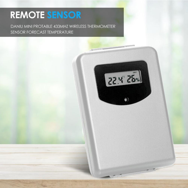 Digital Wireless Thermometer Sensor Remote Indoor Outdoor Humidity Station