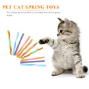 13cm Cat Teaser Colorful Spring Kitten Pet Flexible Interactive Bouncing To