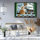 5D Diamond Painting Cat Full Square Drill DIY Wall Picture Mosaic Rhinestone