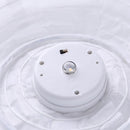LED Round Solar Decorative Lantern Hanging Garden Yard Lighting (White)