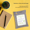 200g Activated Bamboo Charcoal Air Purifying Bag Car Home Deodorant (Grey) Newly