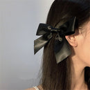Bangs Hairclip Ribbon Hair Bows Clips Bowknot Side Hairpins Barrettes Headdress
