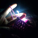 Lighting 11 Sizes Knitting Needles Sewing Tools USB Charging Glow Crochet Hook