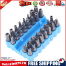 Security Tamper Proof Bit Set 33pc Torq Torx Hex Star Spanner Tri Wing Scre